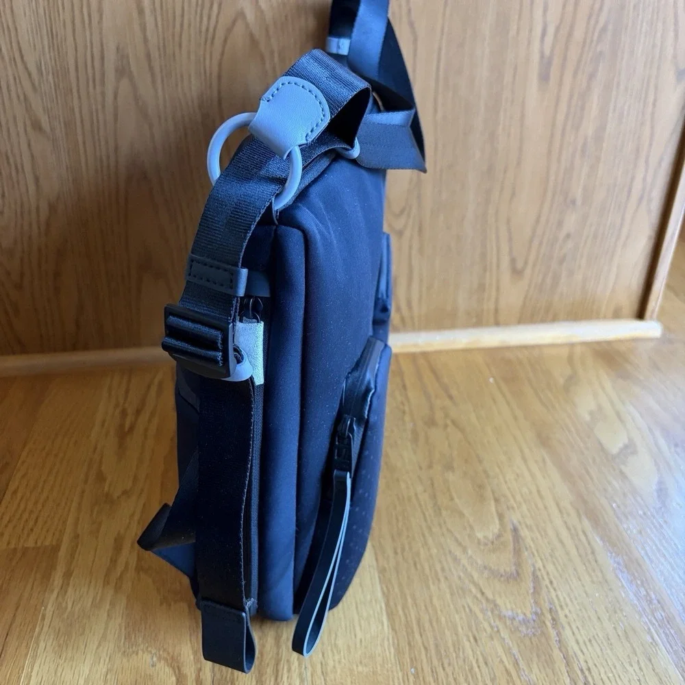 TUMI Devoe‎ Minna Hobo Backpack Ink Blue Convertible Laptop Bag 144803-3466 NWT